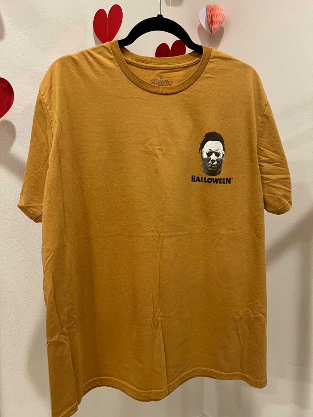Halloween Michael Myers Graphic T-Shirt Size L Streetwear Horror Tee